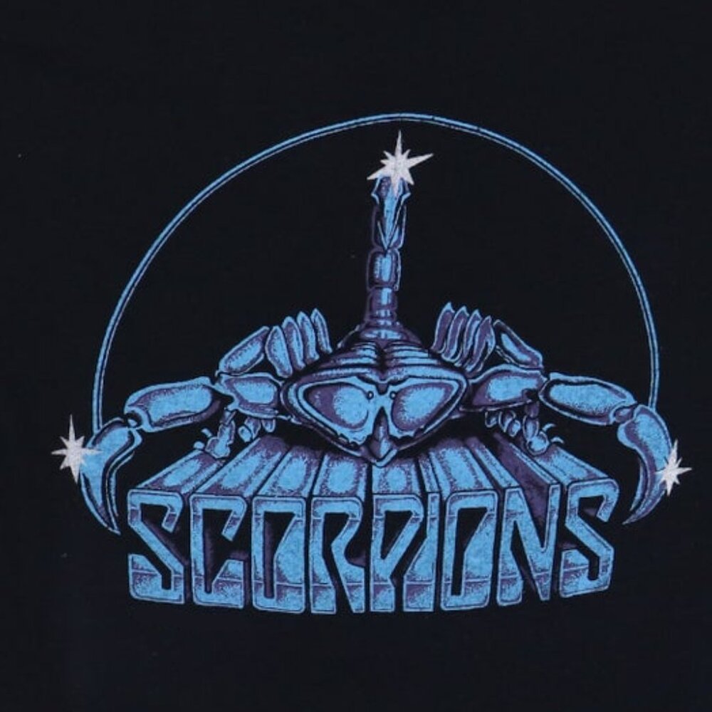 Scorpions Animal Magnetism 1979 Vintage Shirt β Retro Heavy Metal Band Tee 17 - Picture 2 of 5